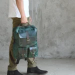 Portland Designer Leather Backpack - Image 2