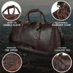 Maverick Adventure Leather Duffle Bag - Image 2
